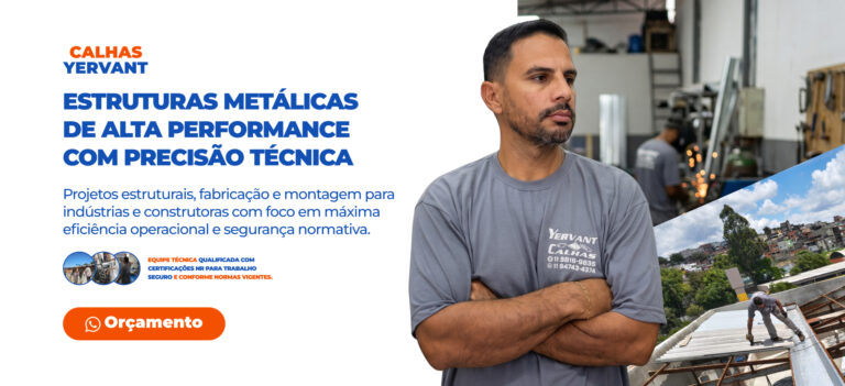 Estrutura Metálica para Empresa em Santo Amaro | Fabricação e Montagem